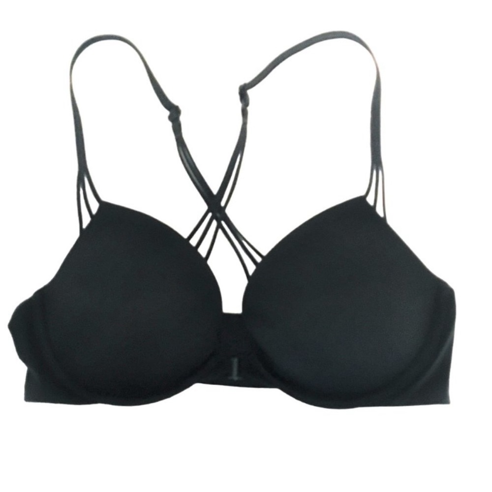 Victoria's Secret Very Sexy Push Up Front Closure Padded Bra - Black - 36D